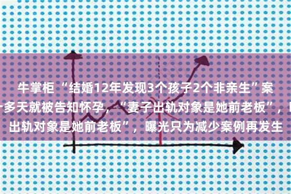 牛掌柜 “结婚12年发现3个孩子2个非亲生”案今日开庭，男方称相处十多天就被告知怀孕，“妻子出轨对象是她前老板”，曝光只为减少案例再发生